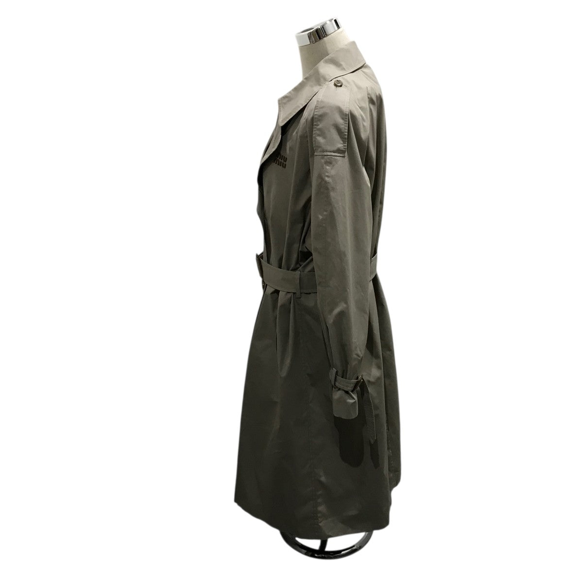 MIU MIU(ミュウミュウ) トレンチコートMS2003 MS2003 グレー サイズ 38