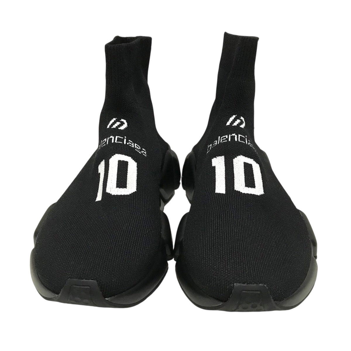 【新品】BALENCIAGA バレンシアガ ロゴソックス ブラック Lサイズ BALENCIAGA(バレンシアガ) ソックススニーカー ブラック サイズ 38
