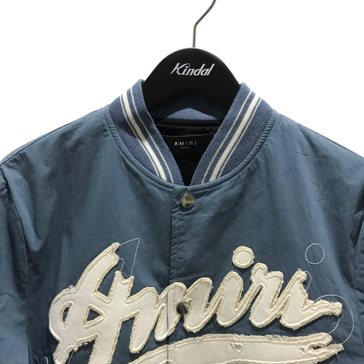 AMIRI(アミリ) カレッジボンバージャケット ブルー サイズ 46｜【公式