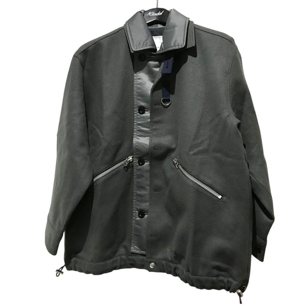 sacai(サカイ) 【 Wool Melton Blouson】切替コーチジャケット23