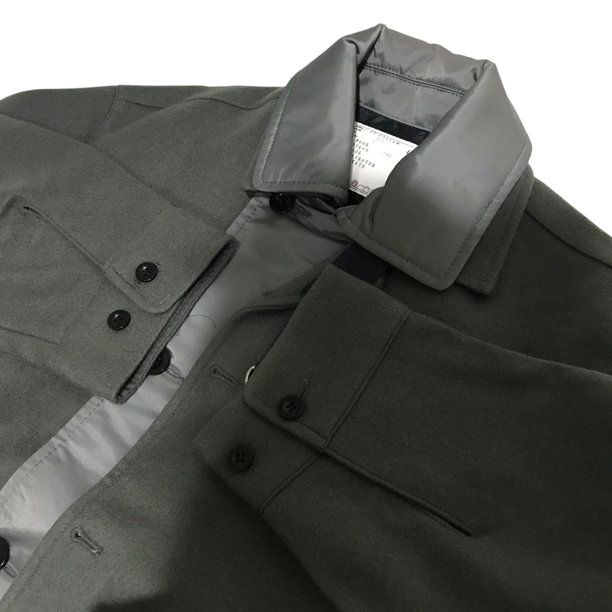 sacai(サカイ) 【 Wool Melton Blouson】切替コーチジャケット23