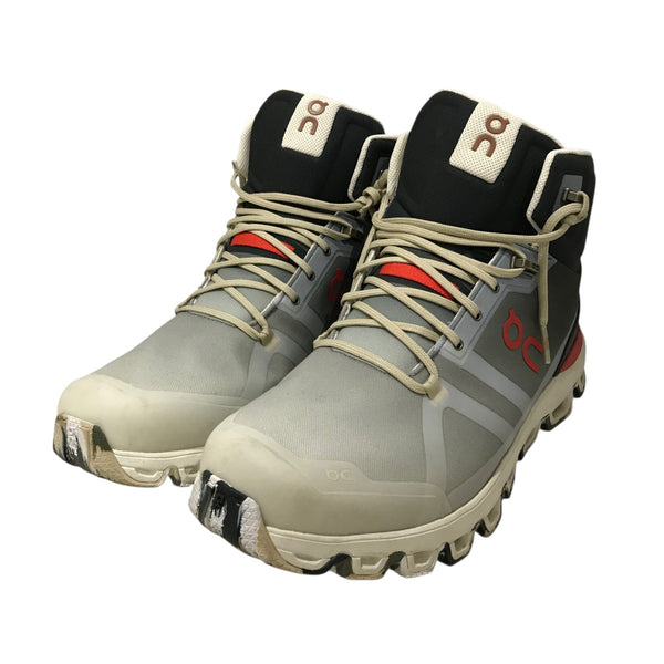 LOEWE×On 【Cloudrock】ハイカットスニーカー オフホワイト×オリーブ