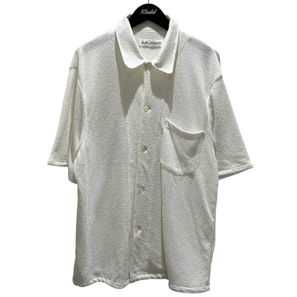 OUR LEGACY 【BOX SHIRT SHORTSLEEVE】ボックス ショートスリーブ シャツ 古着・中古-1枚目のアイテム画像