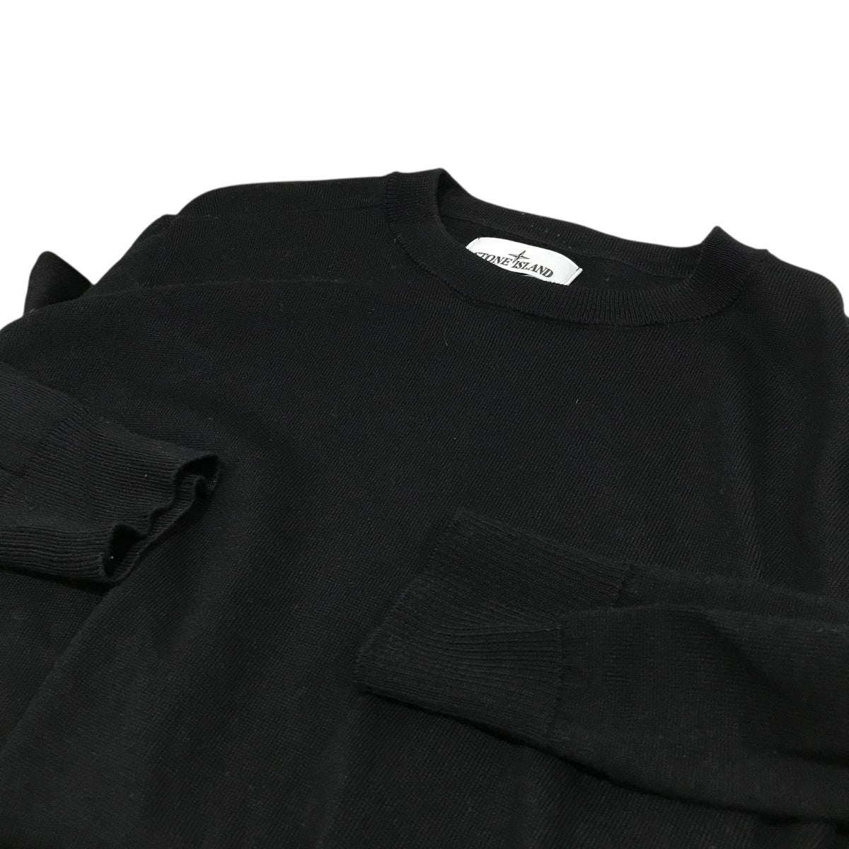 STONE ISLAND(ストーンアイランド) 袖ワッペンクルーネックニット