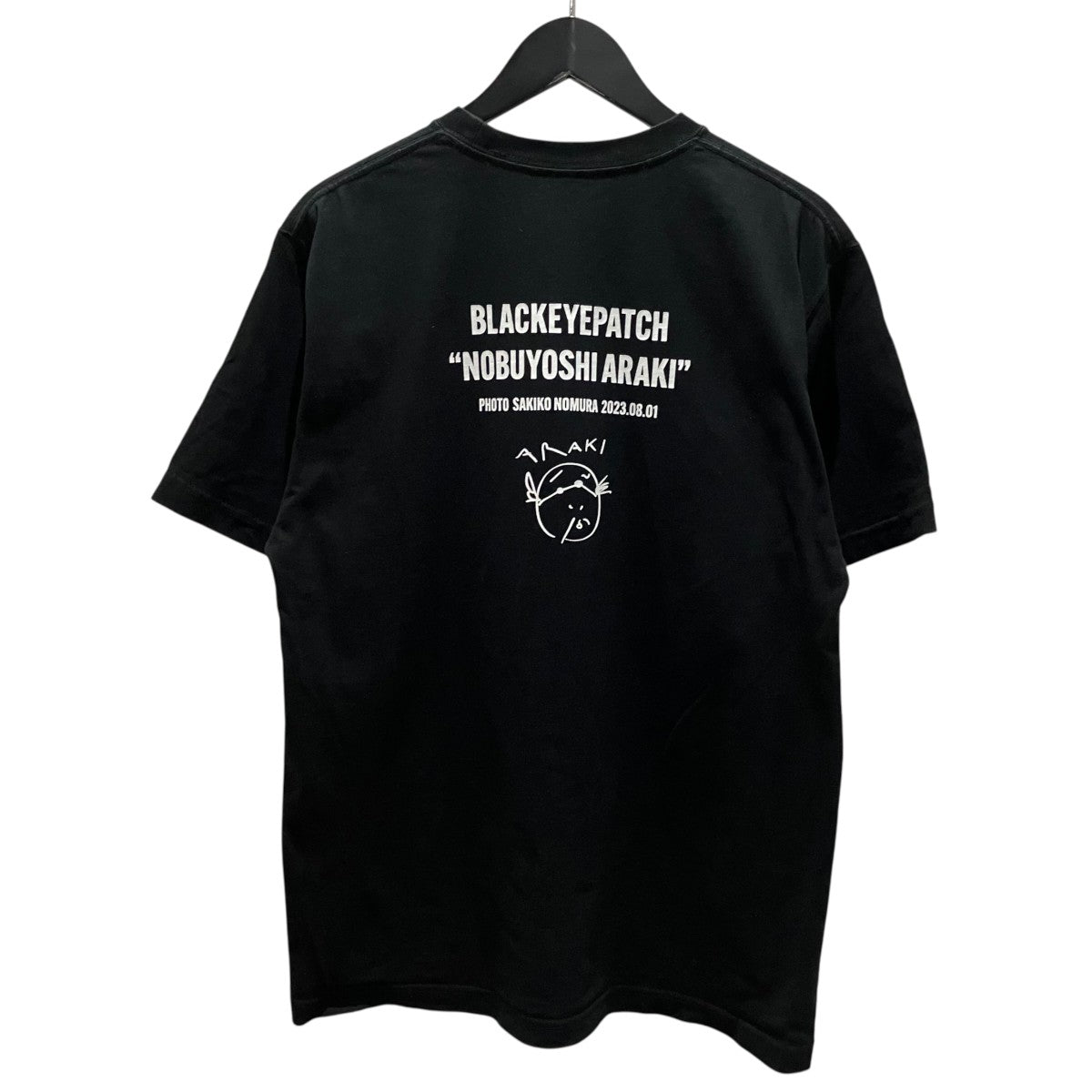 THE BLACK EYE PATCH×荒木経惟 プリントTシャツ ブラック サイズ M