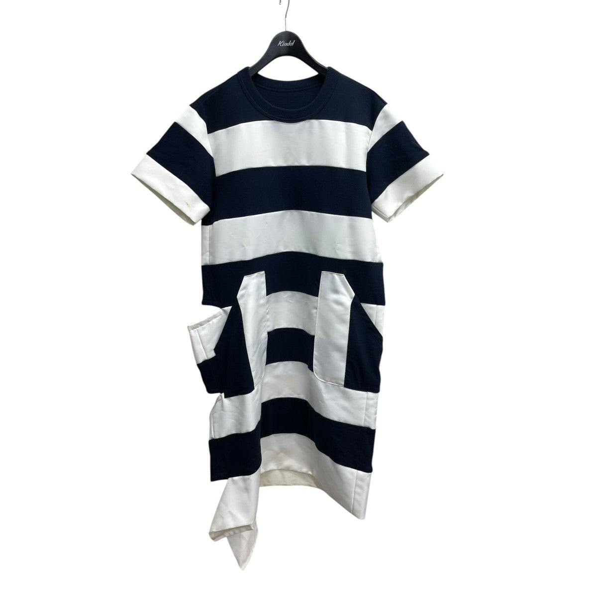 sacai ボーダーワンピース21-05547 古着・中古-1枚目のアイテム画像