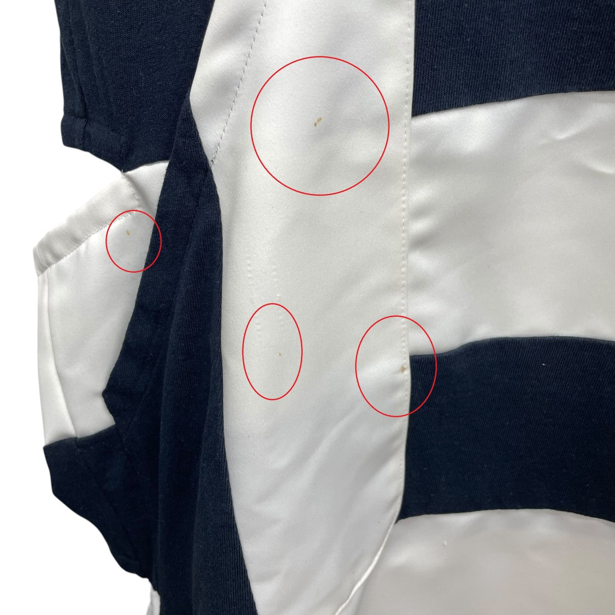 sacai ボーダーワンピース21-05547 古着・中古-3枚目のアイテム画像