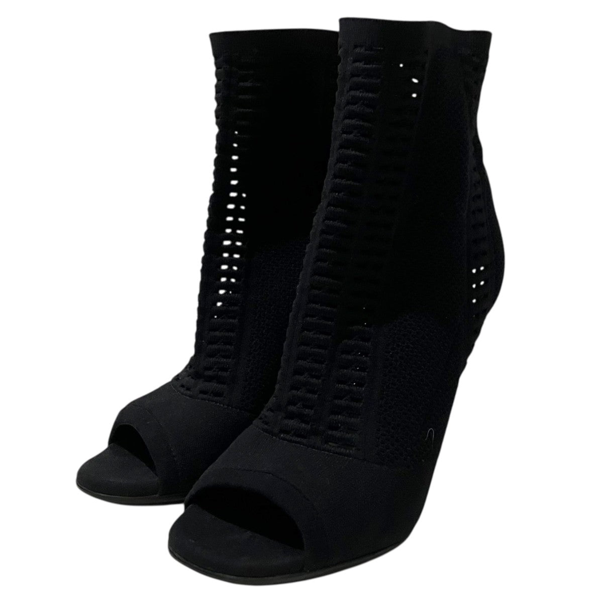 Gianvito Rossi オープントゥソックスブーツ 古着・中古-1枚目のアイテム画像
