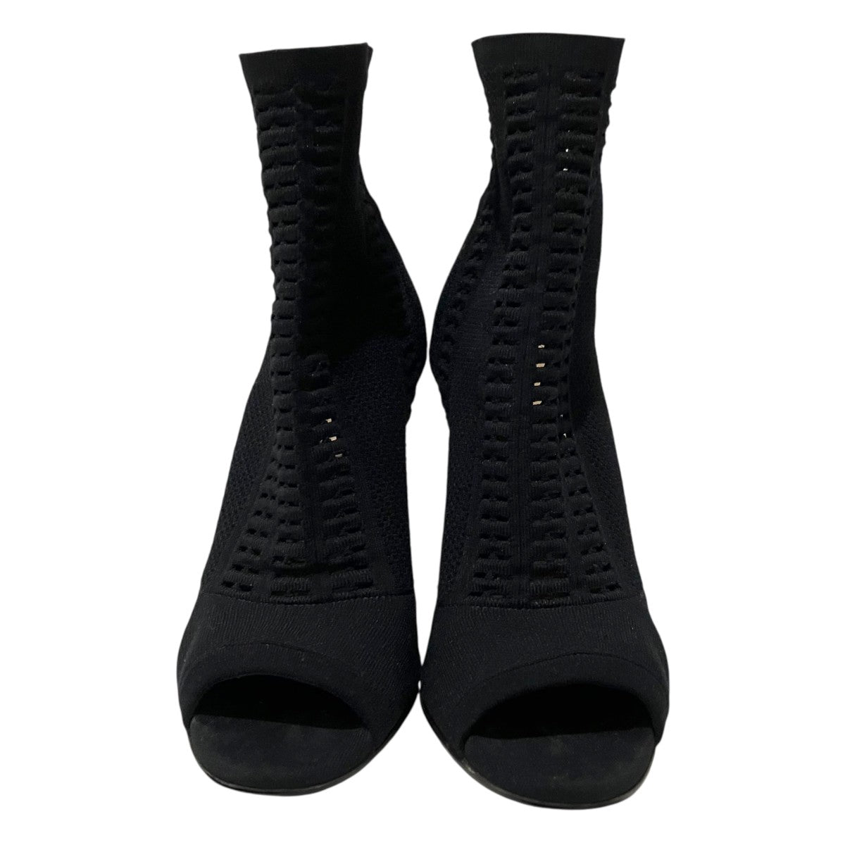 Gianvito Rossi オープントゥソックスブーツ 古着・中古-2枚目のアイテム画像