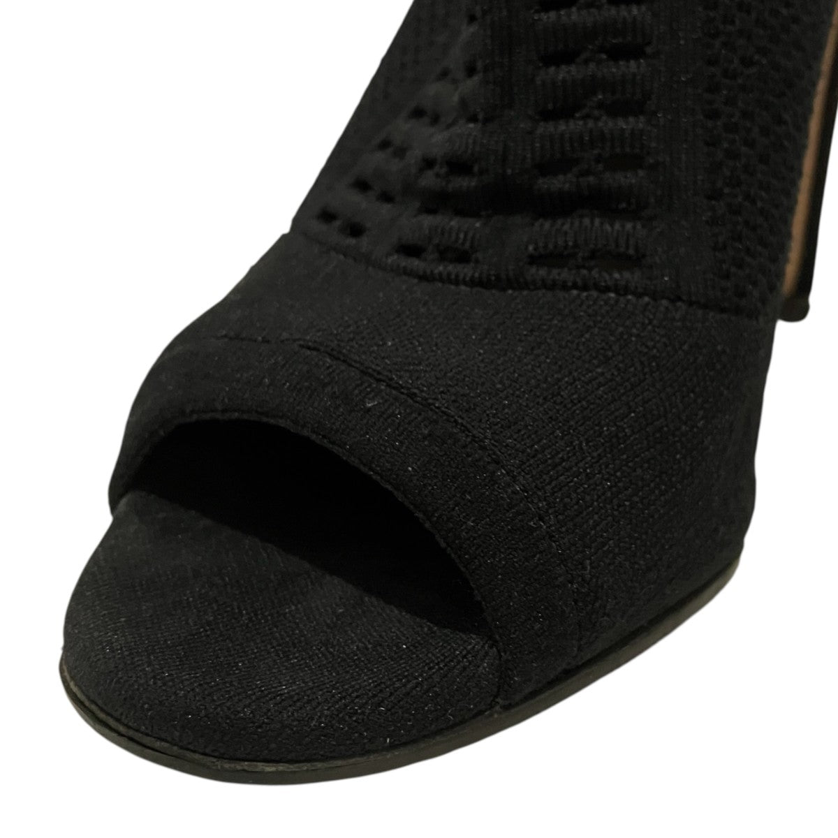Gianvito Rossi オープントゥソックスブーツ 古着・中古-6枚目のアイテム画像