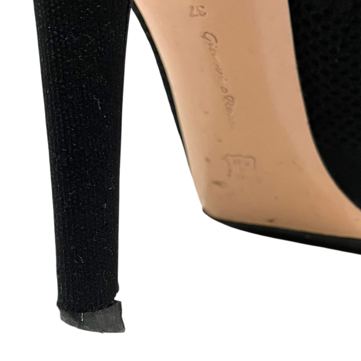 Gianvito Rossi オープントゥソックスブーツ 古着・中古-7枚目のアイテム画像