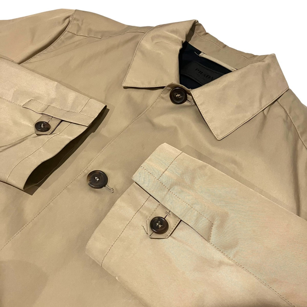 PRADA(プラダ) ステンカラーコートUGY170 UGY170 ベージュ サイズ 50