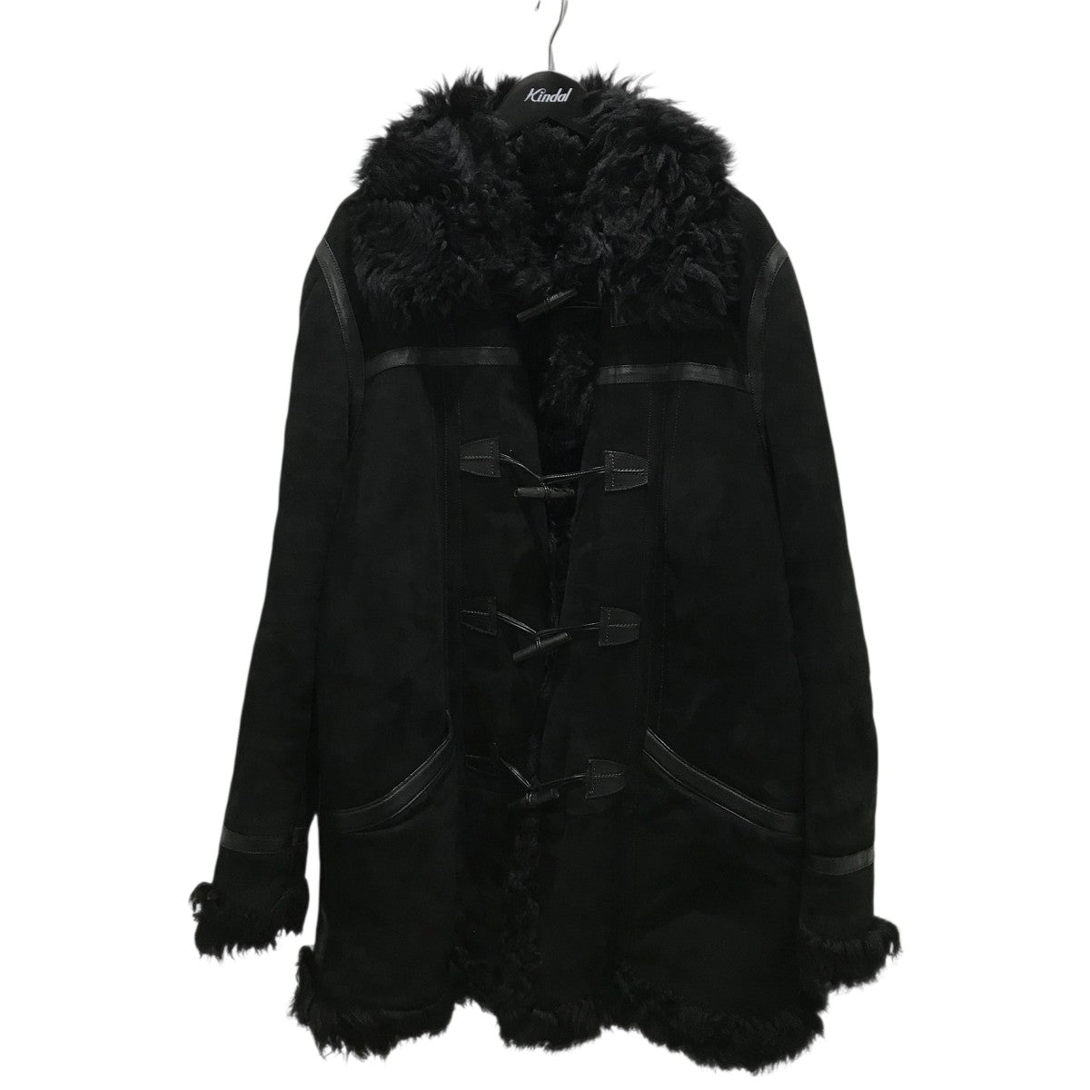 TOM FORD(トムフォード) ムートンダッフルコート ブラック サイズ 50