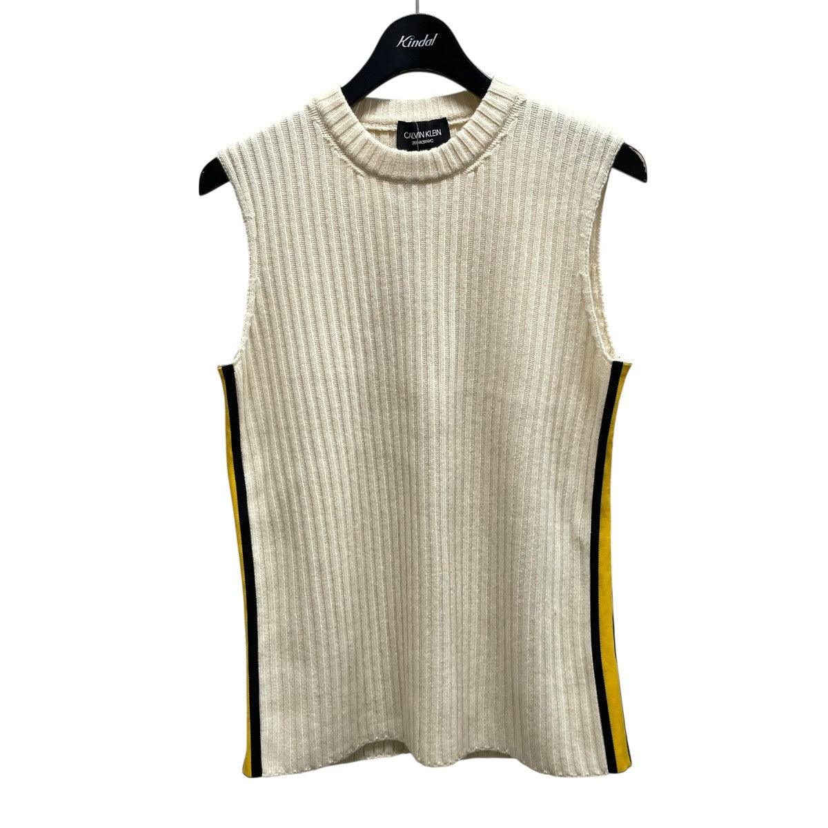 Calvin Klein ノースリーブリブニット83WKTD02 古着・中古-1枚目のアイテム画像