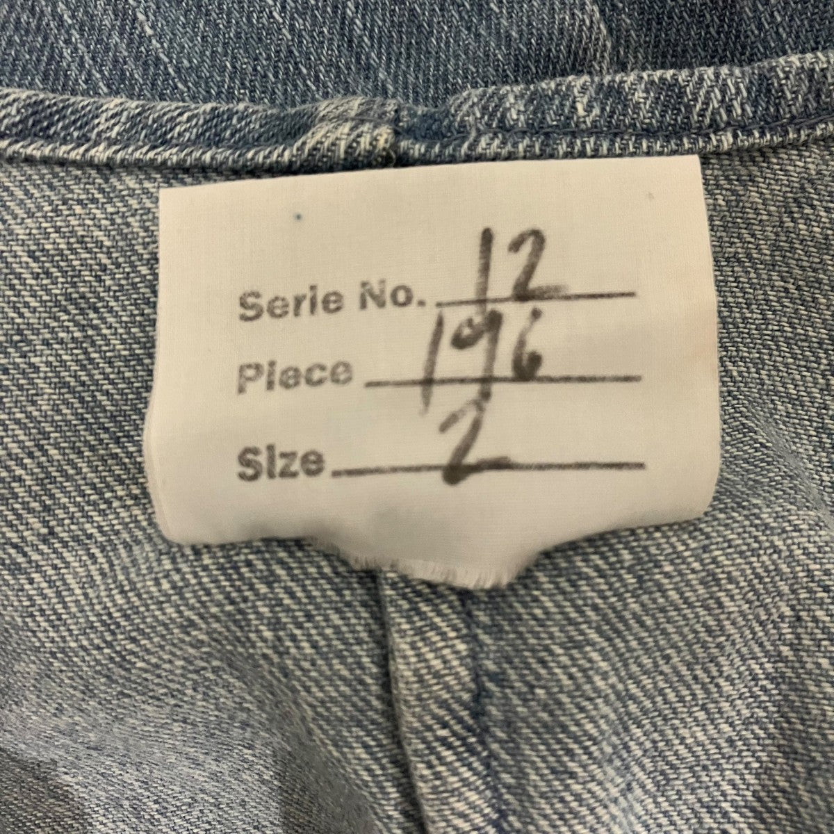 GABRIELA COLL GARMENTS 23AWデニムジャケットSeries No.12 古着・中古-7枚目のアイテム画像