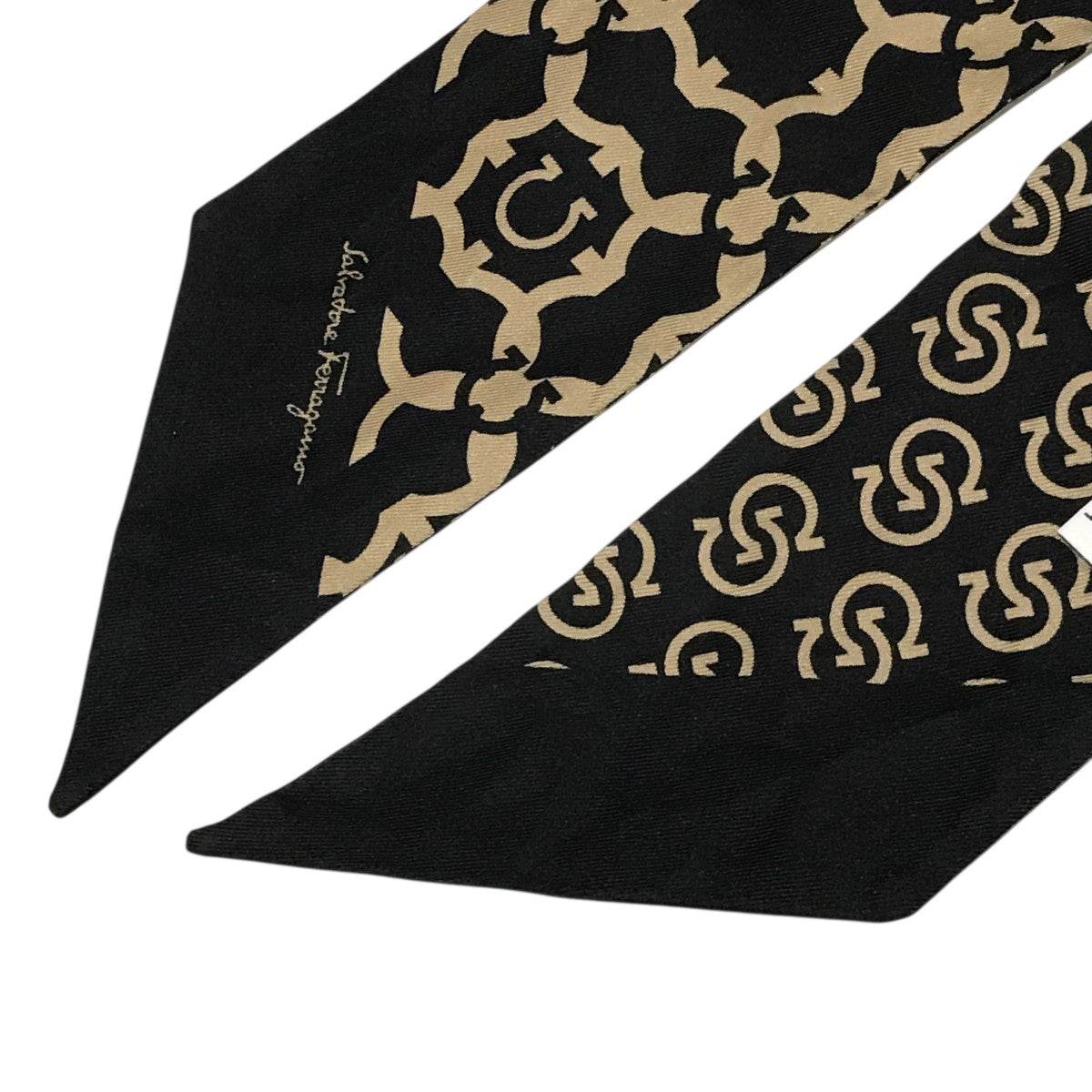 ガンチーニプリントシルクスカーフ