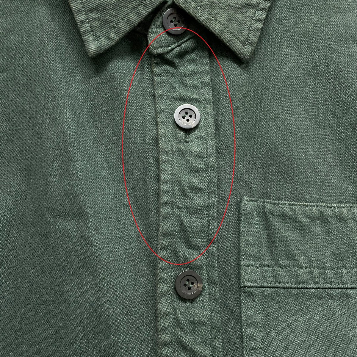 A．P．C． BASILE キャバリエオーバーシャツ 24232-1-70421 古着・中古-6枚目のアイテム画像