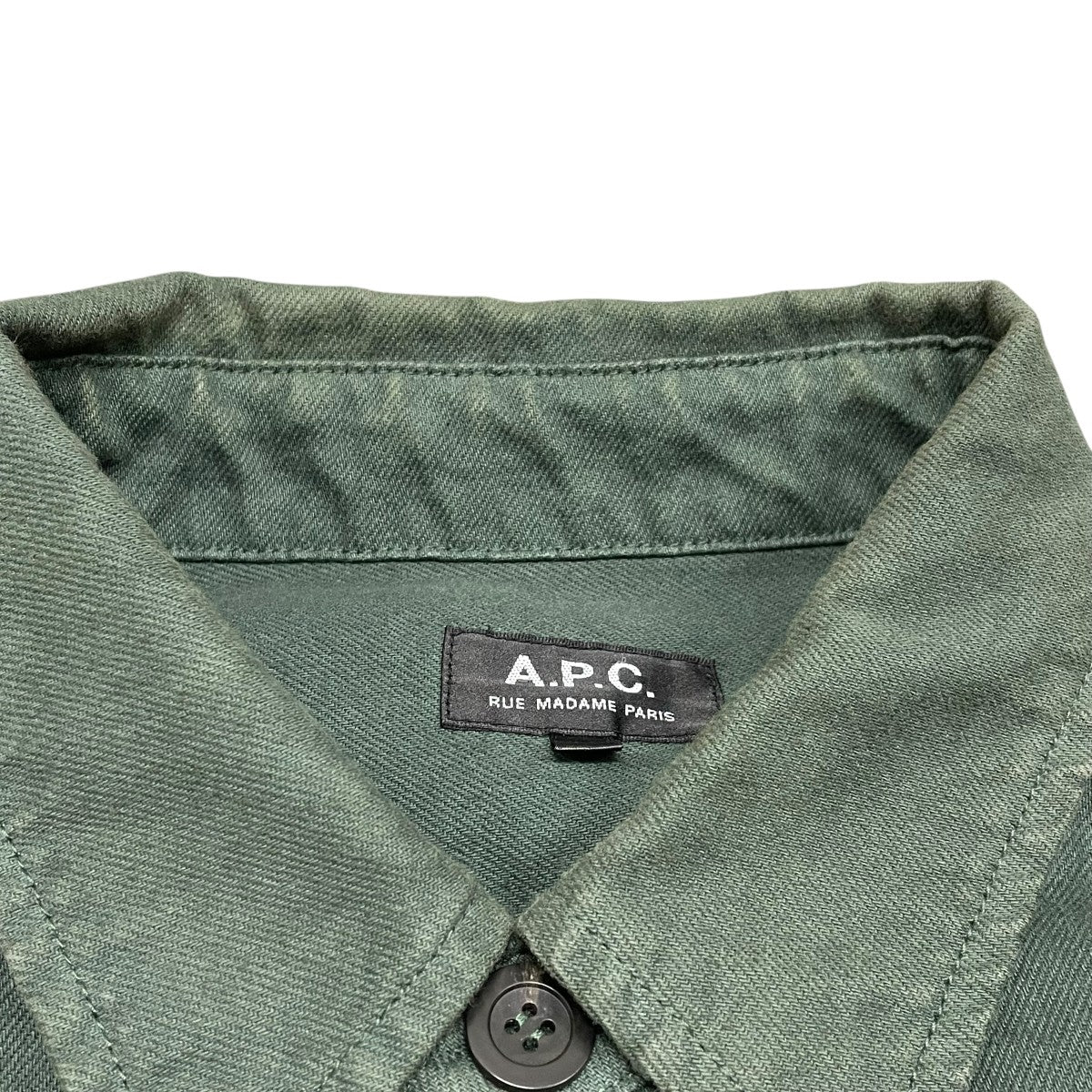 A．P．C． BASILE キャバリエオーバーシャツ 24232-1-70421 古着・中古-7枚目のアイテム画像