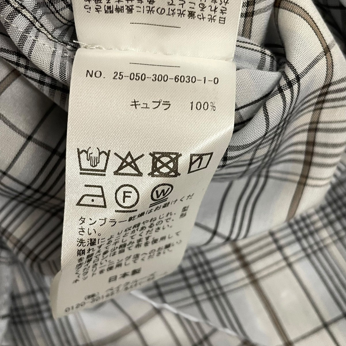 EDIFICE 25SSチェックシャツ25-050-300-6030-1-0 古着・中古-6枚目のアイテム画像