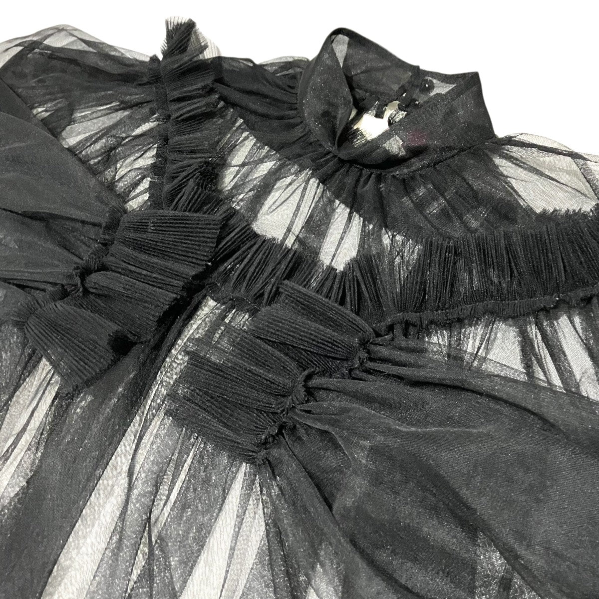 FETICO(フェティコ) 【TULLE FRILLED TUNIC】チュールブラウスFTC224