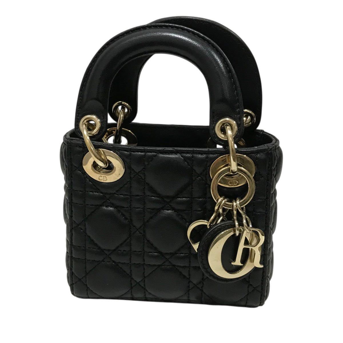 Christian Dior Lady Dior マイクロバッグS0856ONGE M900 古着・中古-3枚目のアイテム画像