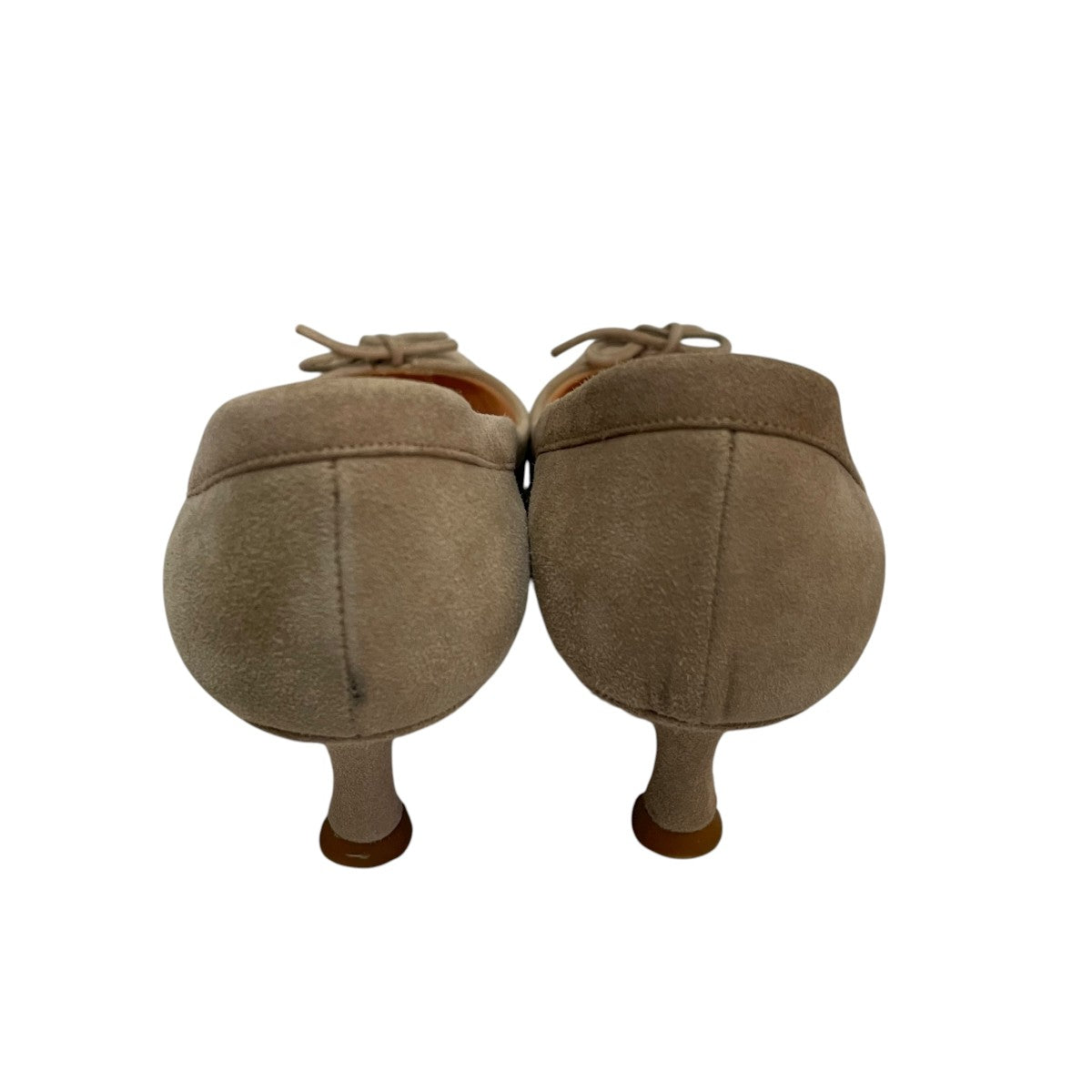 スウェードパンプス