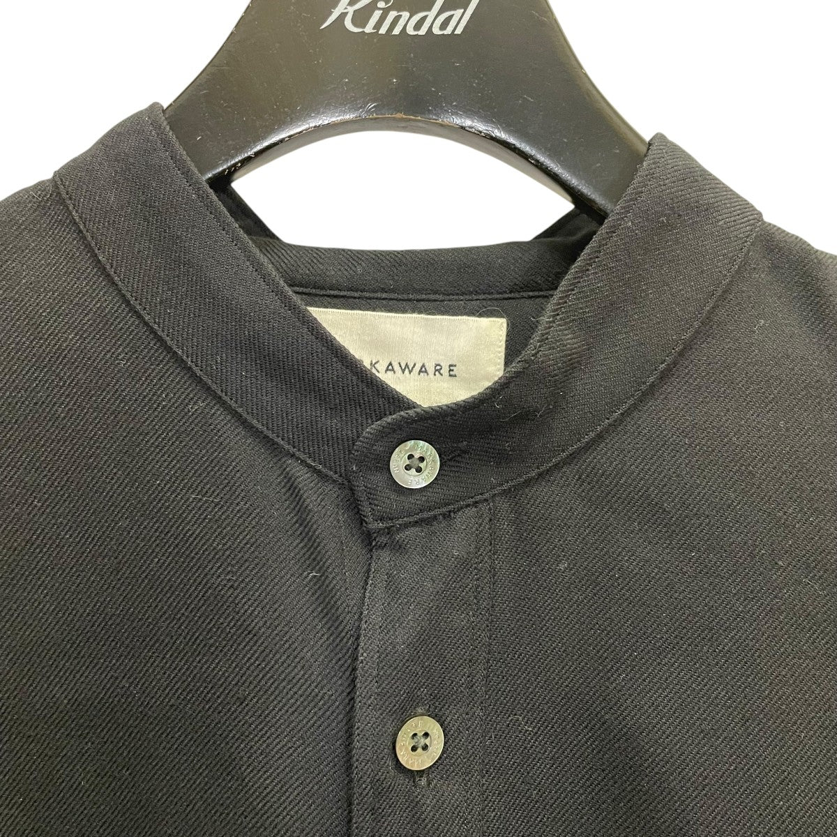 ORGANIC WOOL VIYELLA PAJAMA SHIRTシャツA23C-11SH03C