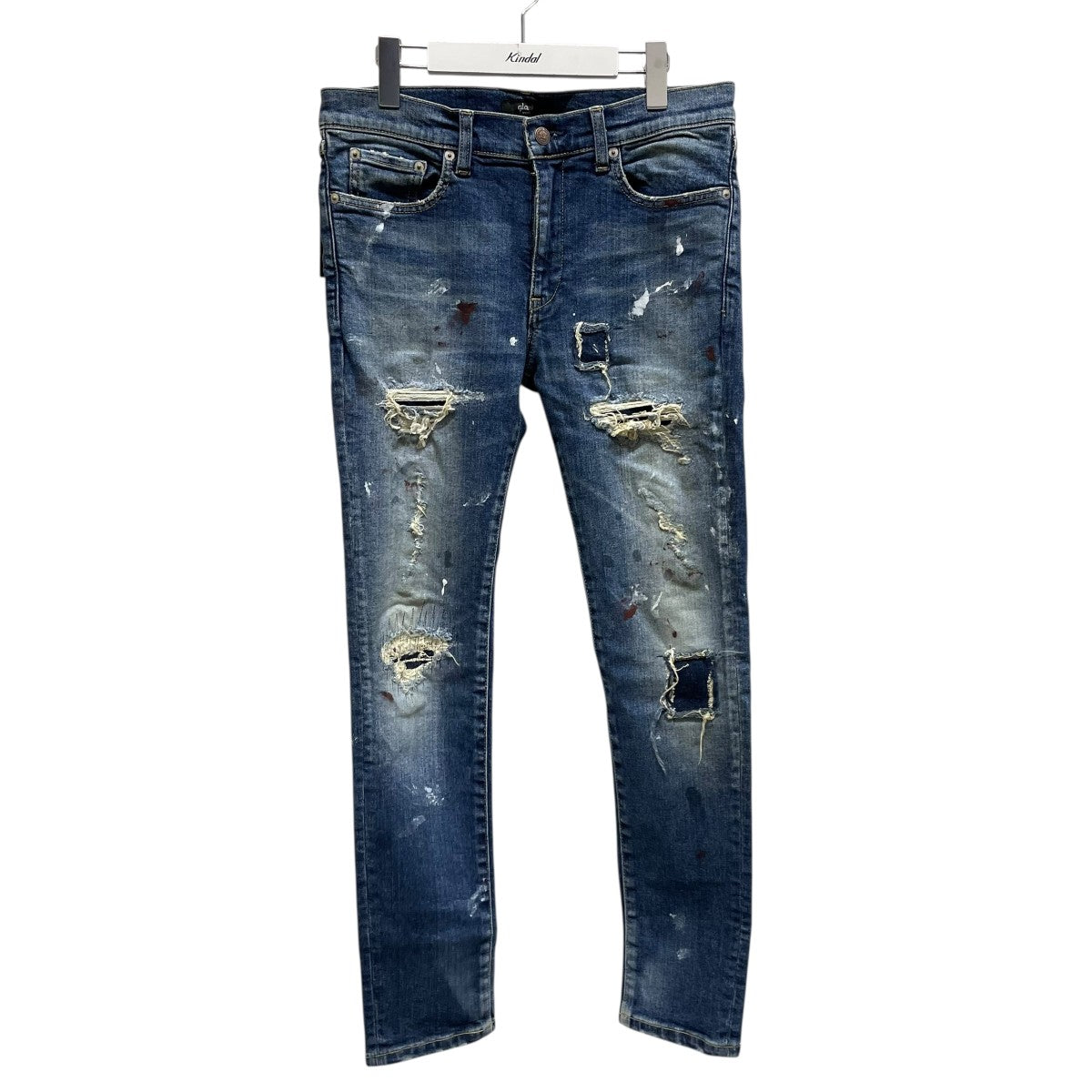 glamb Heavy Remake Stretch Denim GB0125／P10 古着・中古-1枚目のアイテム画像