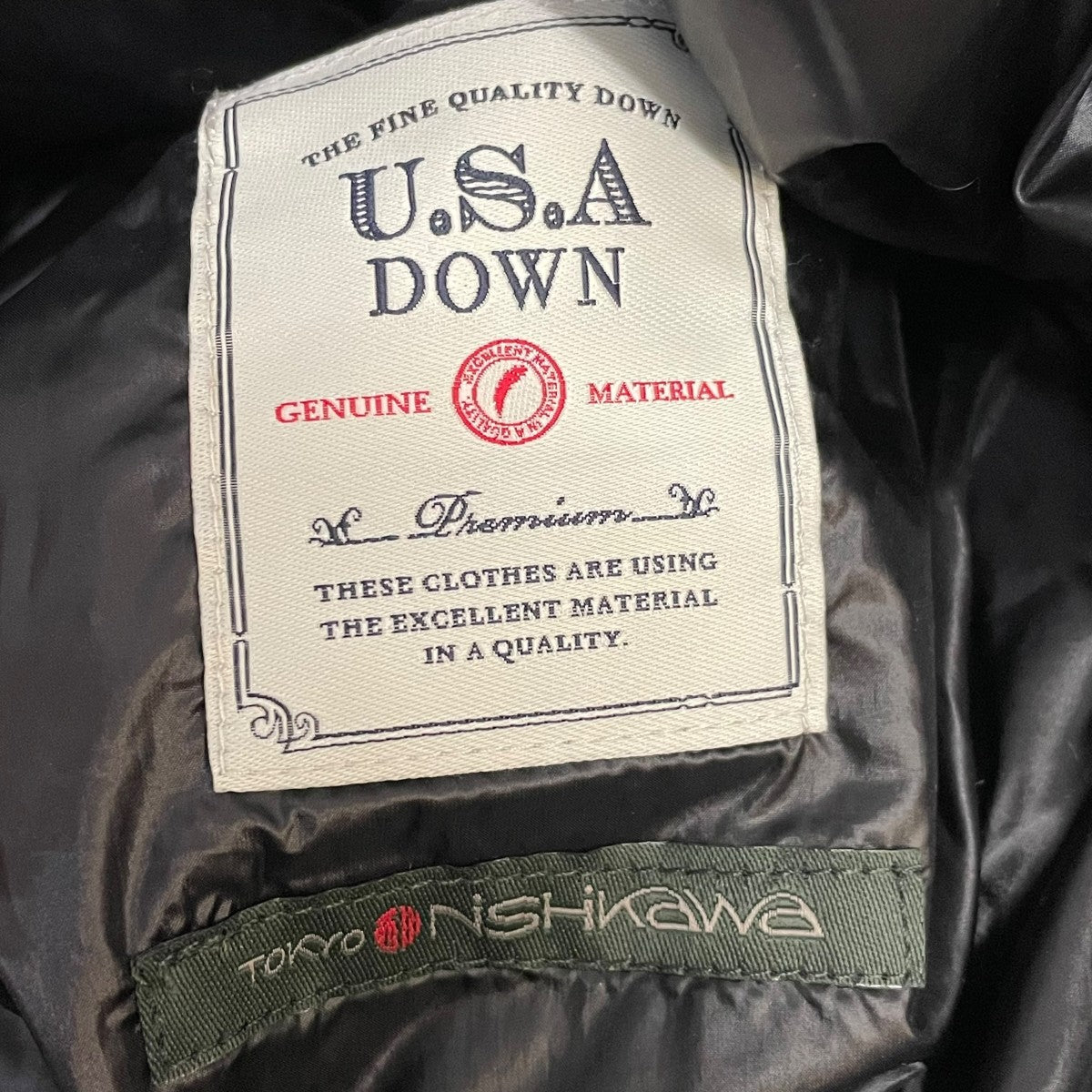 西川ダウンダウンジャケットNUC82DWW009TS