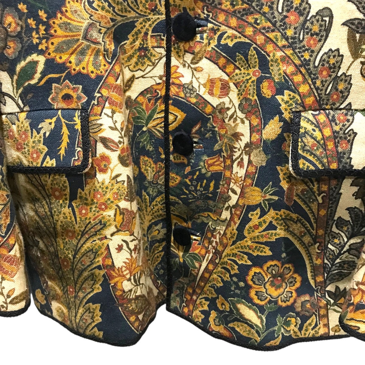 25SS【VOYAGE IMAGINAIRES PRINT HEMP JACKET】ヘンプジャケット6V0CEH16ASS