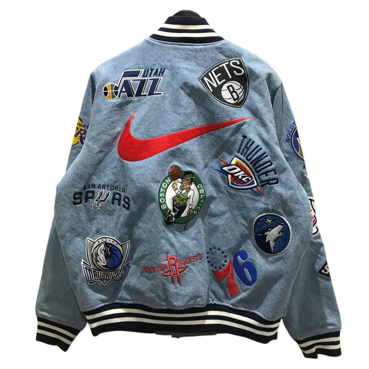 【NBA Denim Warm-Up Jacket】ウォームアップジャケットAO3632-440