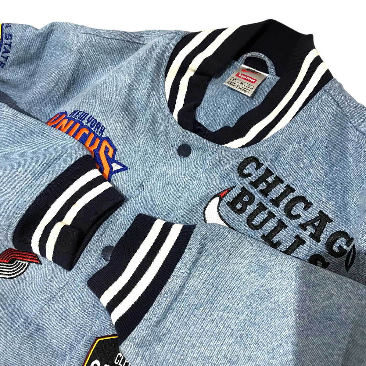【NBA Denim Warm-Up Jacket】ウォームアップジャケットAO3632-440