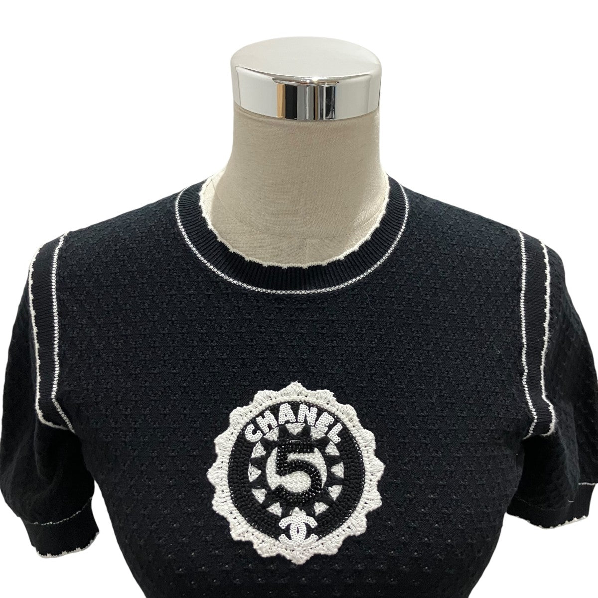 CHANEL 23クルーズラインTシャツP74144 K10654 古着・中古-3枚目のアイテム画像
