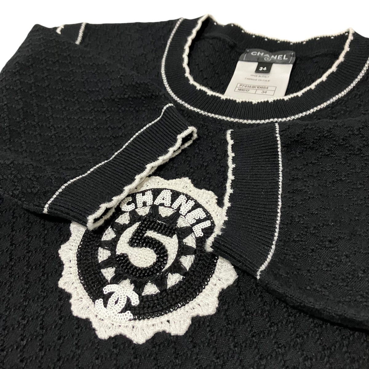CHANEL 23クルーズラインTシャツP74144 K10654 古着・中古-6枚目のアイテム画像