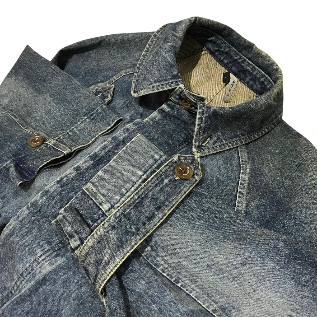 ベルト付属デニムオールインワンRQ25SS-OP06