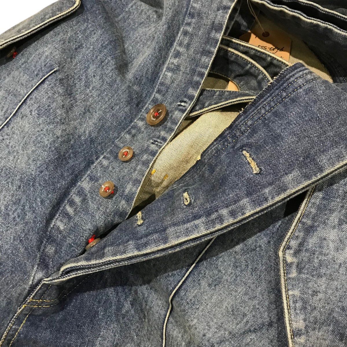ベルト付属デニムオールインワンRQ25SS-OP06