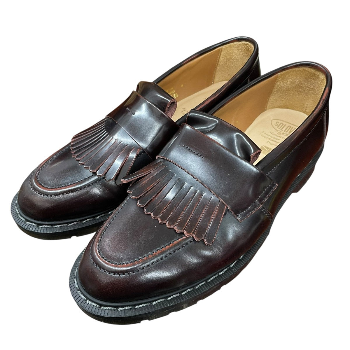 SOLOVAIR キルトローファー17923 古着・中古-1枚目のアイテム画像