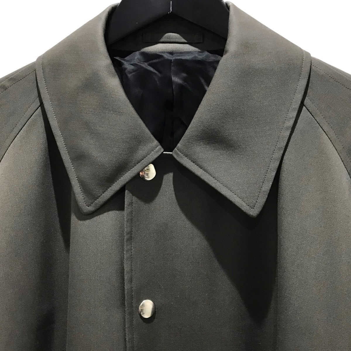 The CLASIK(ザ・クラシック) 【BAL COLLAR PONCHO】ウールギャバ