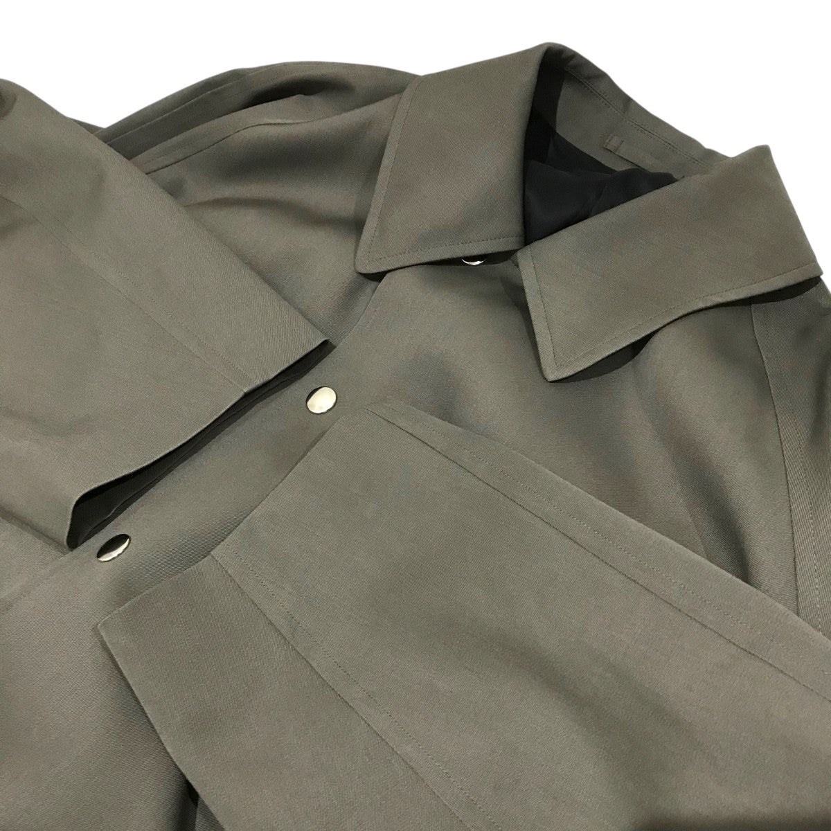 The CLASIK(ザ・クラシック) 【BAL COLLAR PONCHO】ウールギャバ