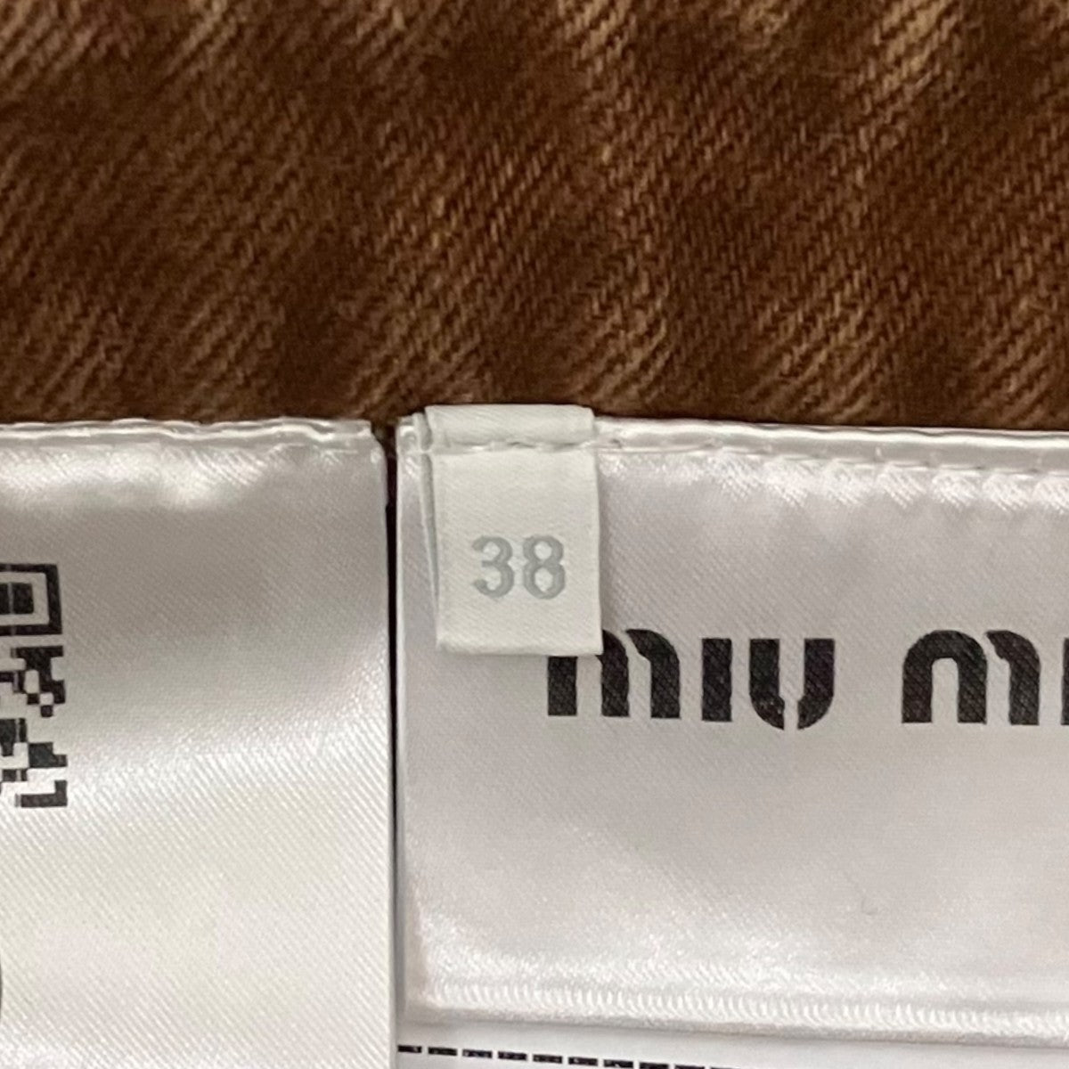 MIU MIU ウォッシュ加工デニムミニスカートGWD295 古着・中古-6枚目のアイテム画像