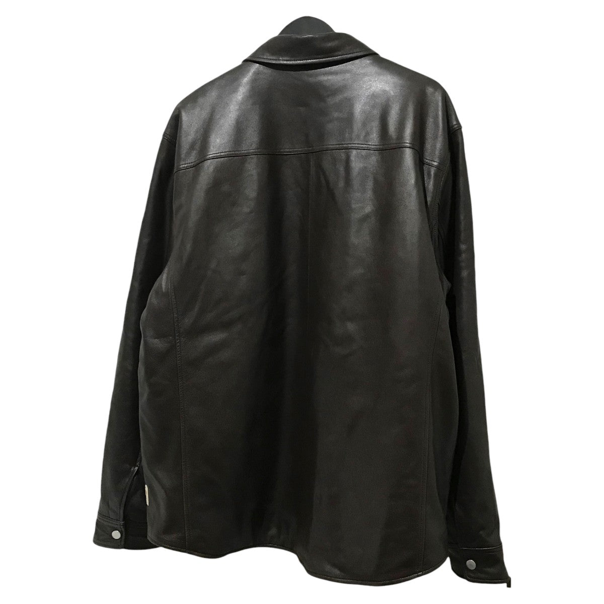 STUSSY ステューシー 革ジャンBoxy Leather Overshirt stussy(ステューシー) 【boxy leather overshirt espresso】レザー