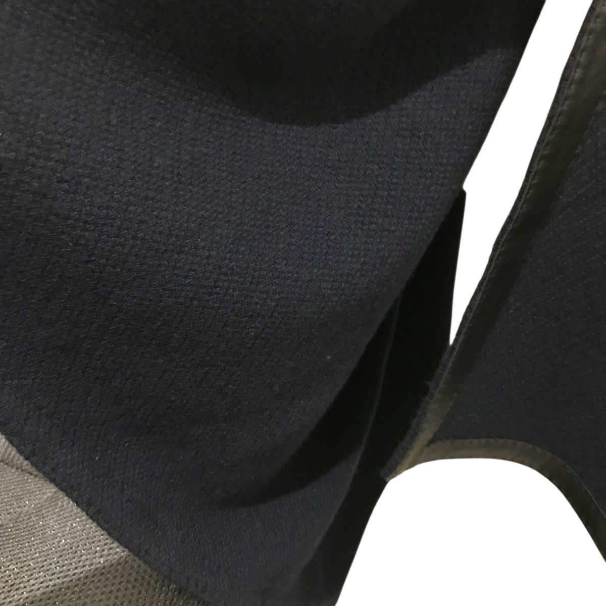 HERMES レザー切替ポンチョ 古着・中古-5枚目のアイテム画像