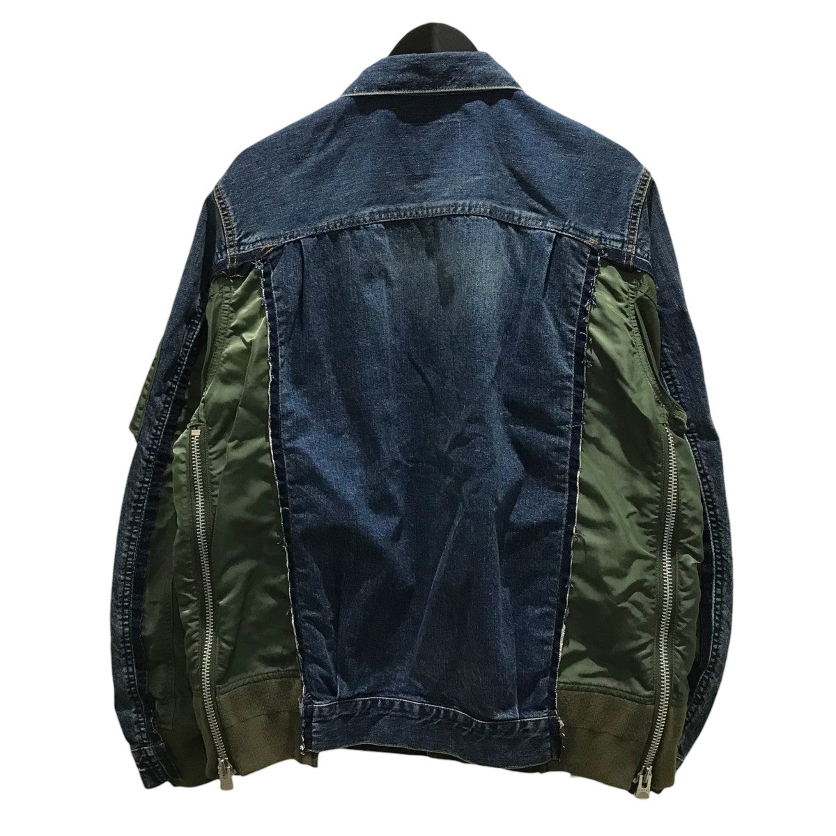 sacai(サカイ) 【Denim x MA-1 Jacket】ドッキングデニムジャケットSCM