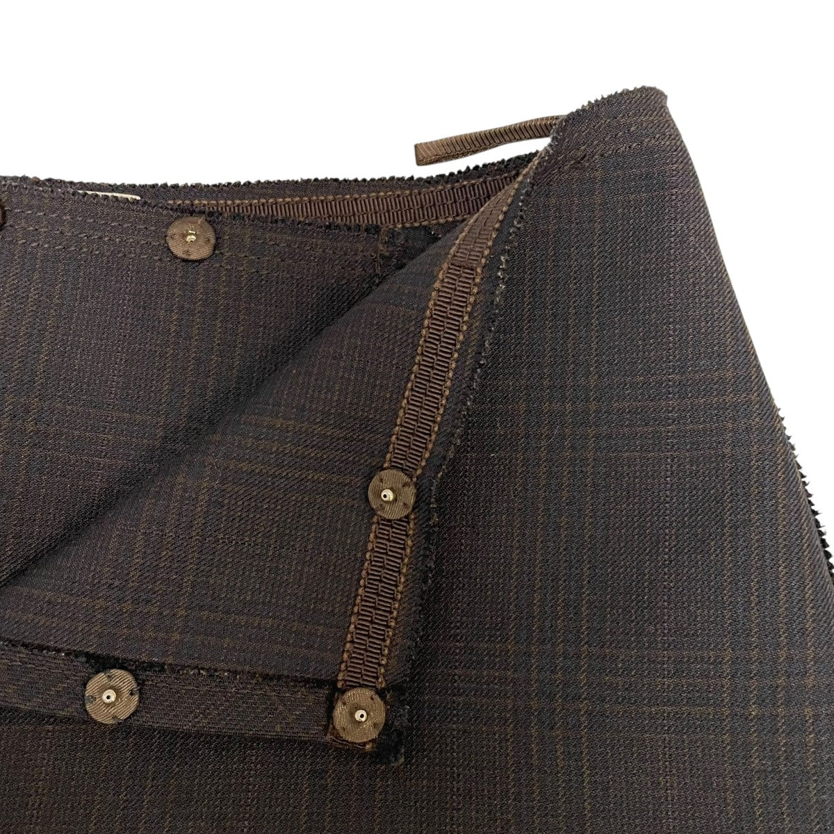 チェックスカート