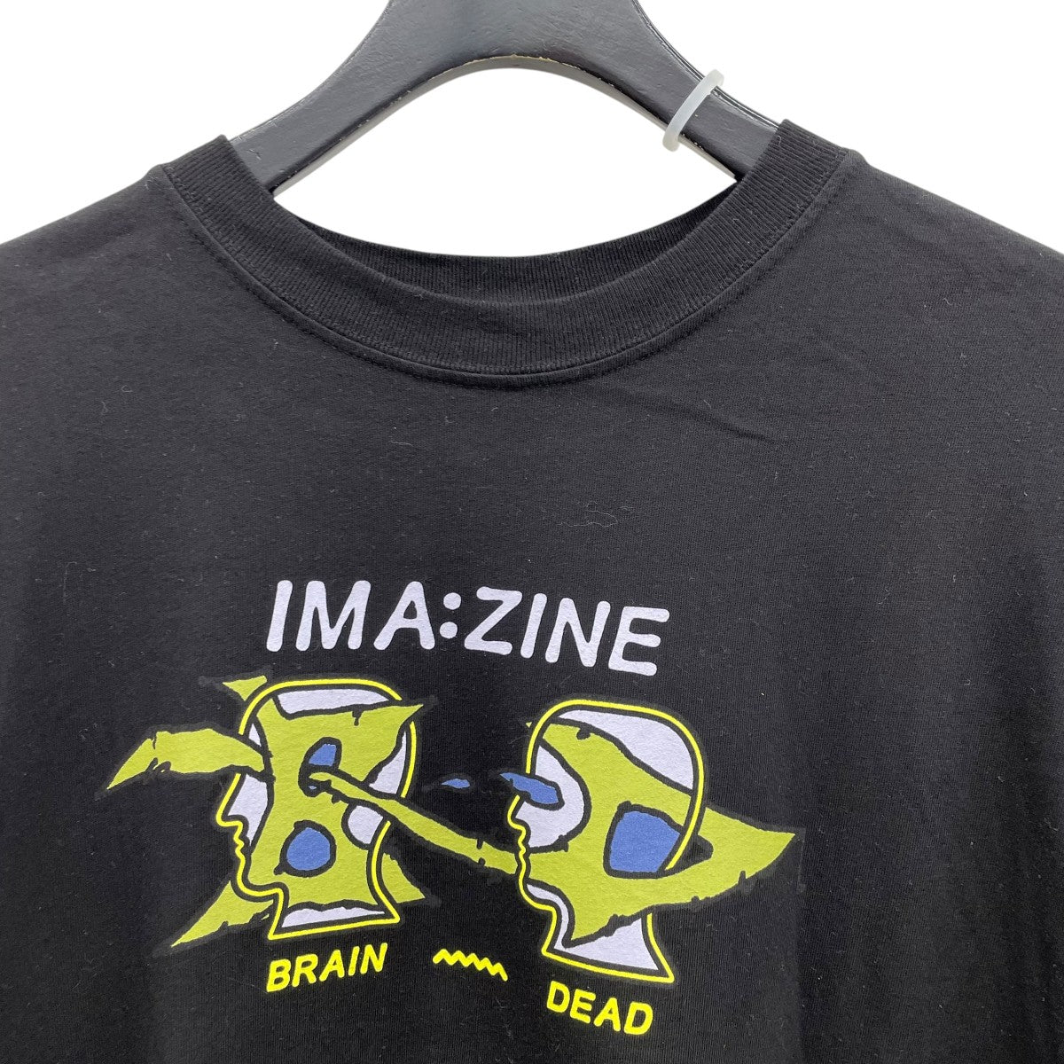 BRAIN DEAD×IMA：ZINE IMA：ZINE LOGO HEAD TEEプリントTシャツ