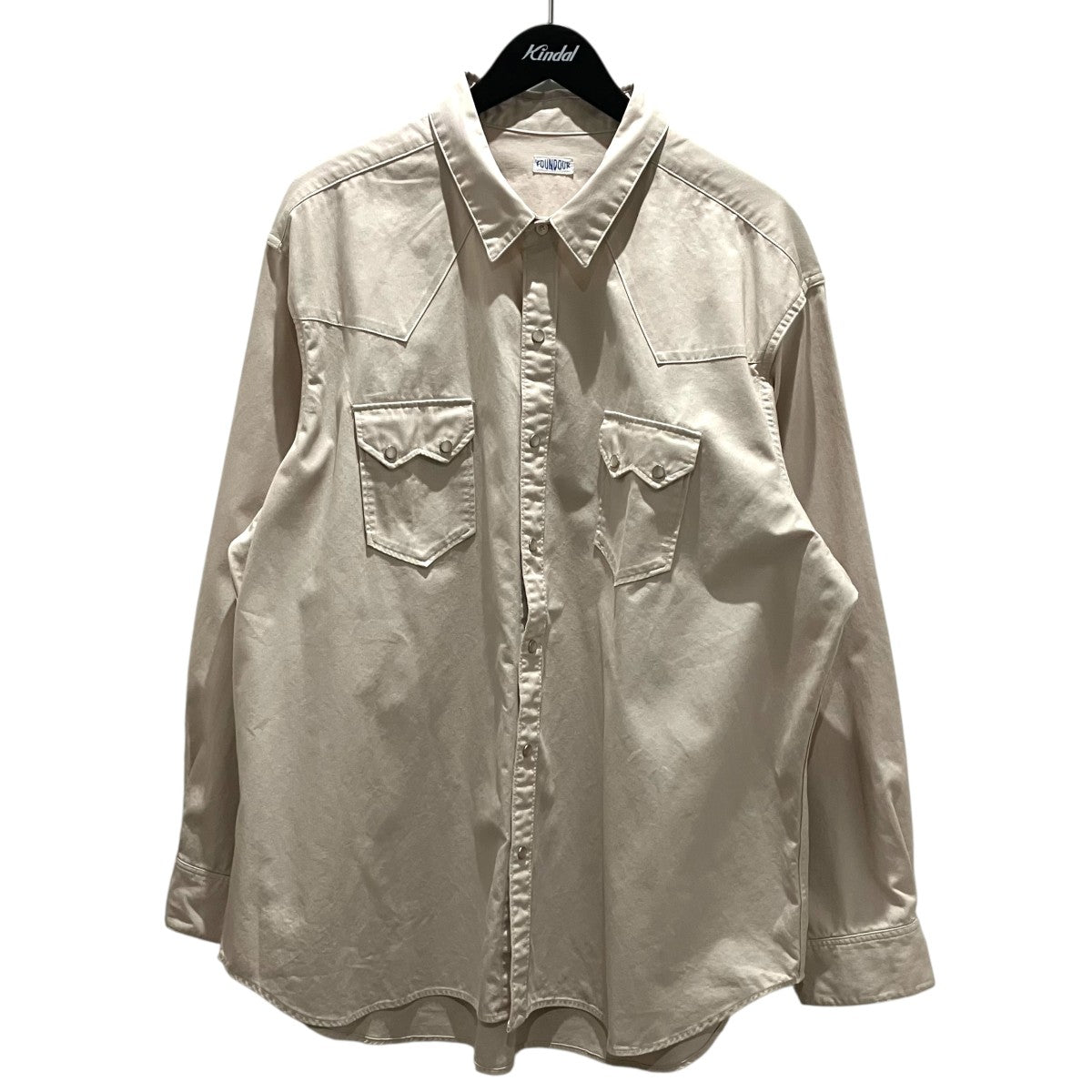 FOUNDOUR 25SS【WESTERN SHIRT】シャツジャケット015FD251004 古着・中古-1枚目のアイテム画像