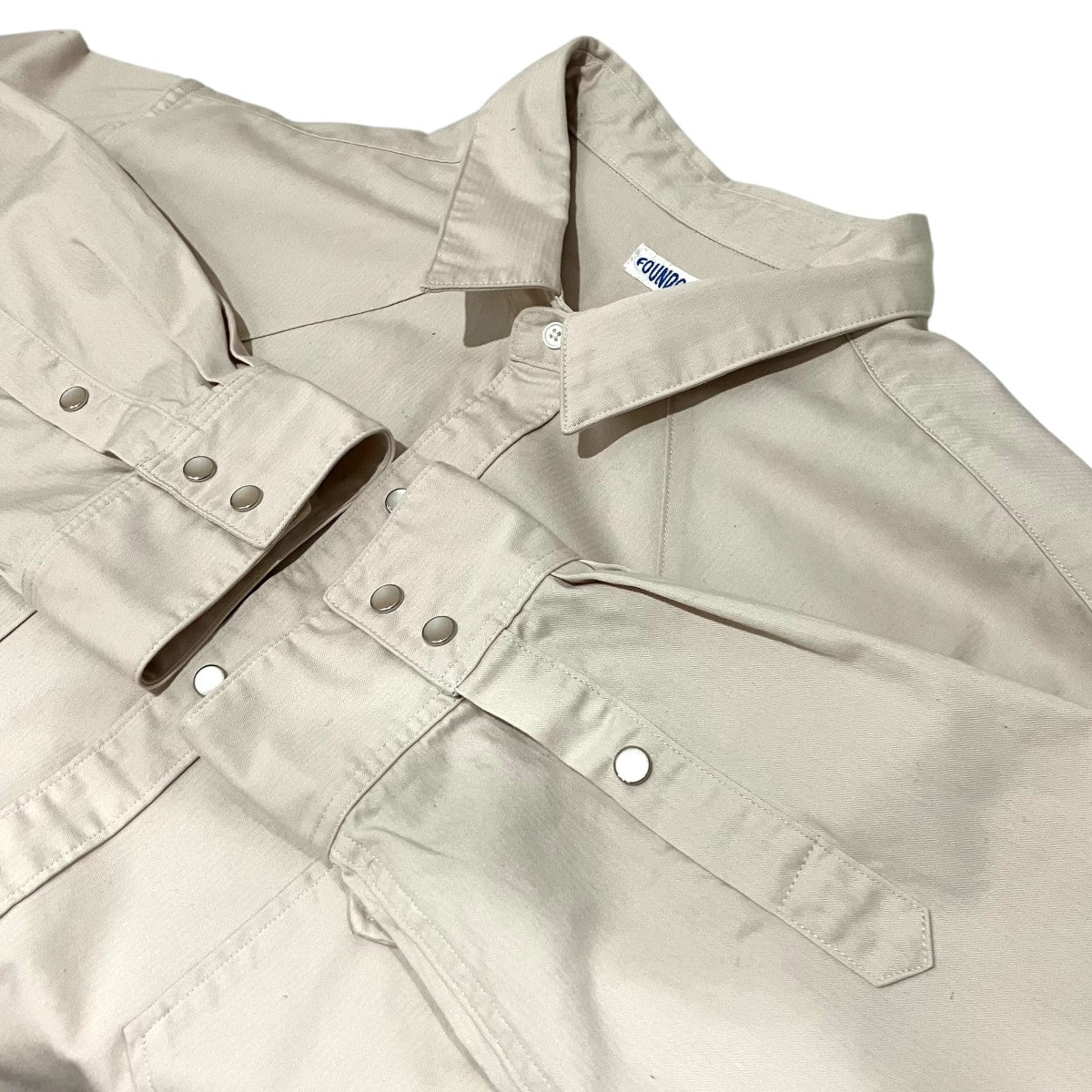 FOUNDOUR 25SS【WESTERN SHIRT】シャツジャケット015FD251004 古着・中古-5枚目のアイテム画像