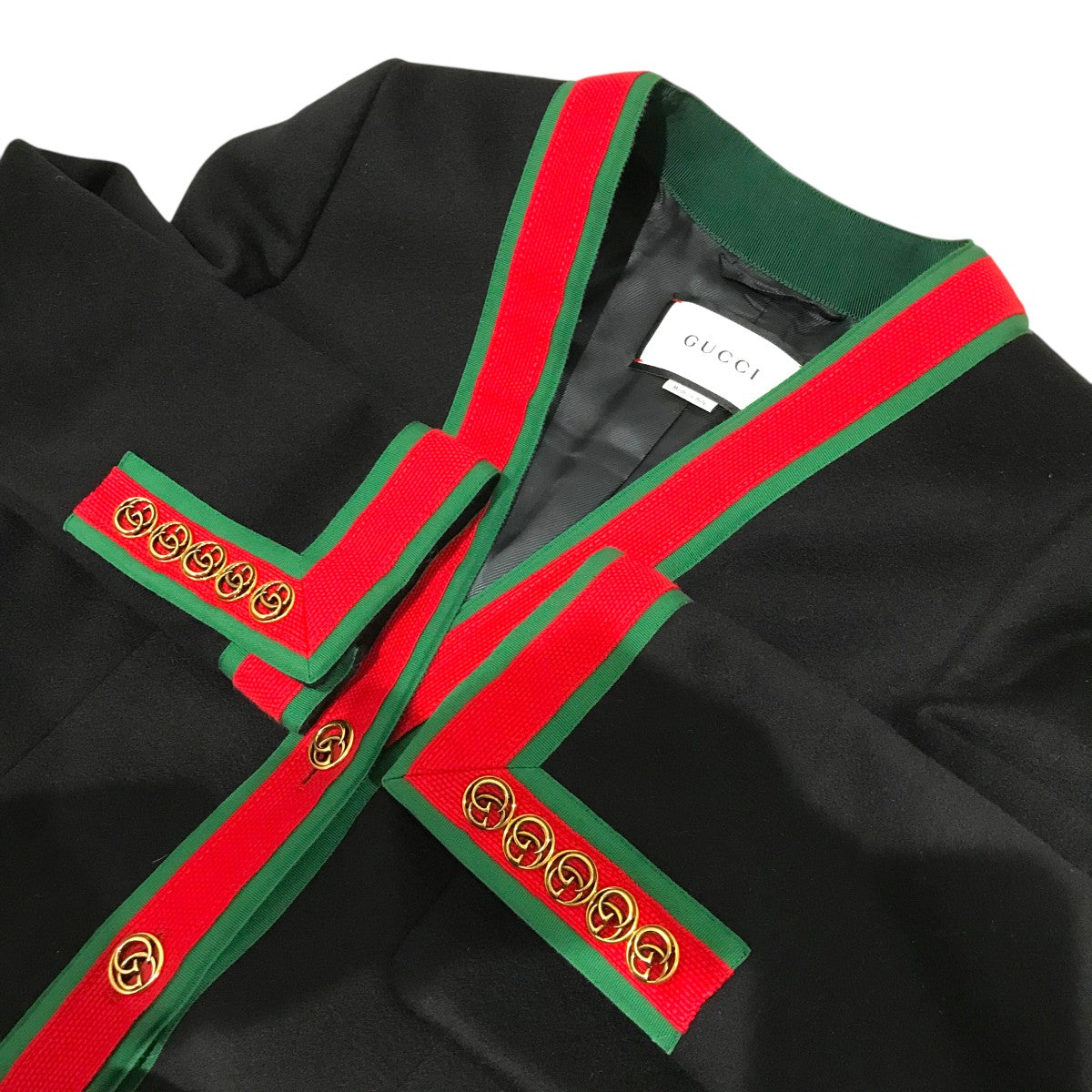 GUCCI(グッチ) ウールコート518064 518064 ブラック サイズ 36｜【公式