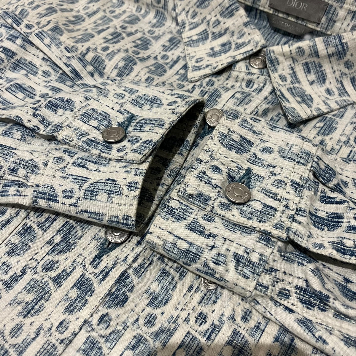 DIOR(ディオール) オブリーク総柄デニムシャツ013D585BY989