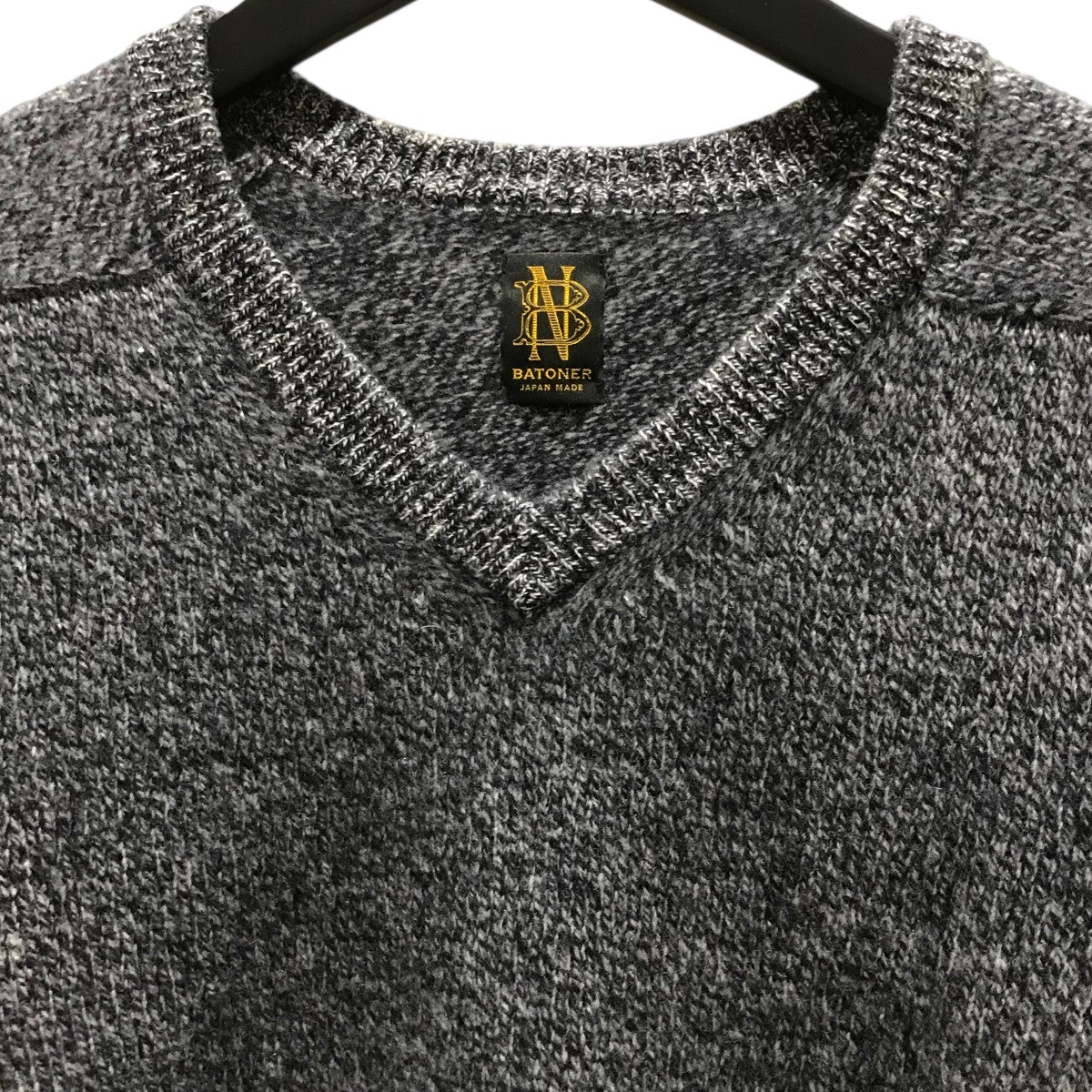 BATONER(バトナー) 【SUPREME LAMB V NECK】VネックニットBN-24FM-066